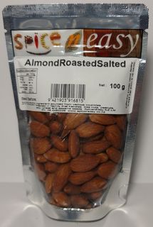ALMOND ROASTED SALTED 100g