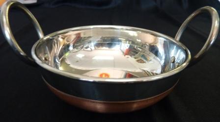 Copper Plated Kadai 