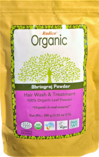  Organic Bhringraj PowderRadico 100 percent Cert
