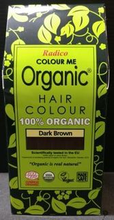 Organic Henna Colour Dark Brown Radico 100 percent Cert 