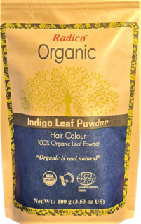  Organic Indigo hair color Radico 100 percent Cert