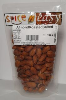 Almond roasted salted 180g