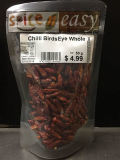 Chilli BirdsEye Whole 50g