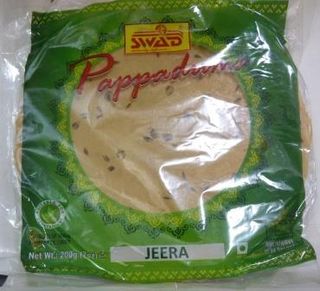 Swad Jeera ( Cumin) Pappadum