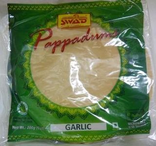 Garlic Poppadums 200g