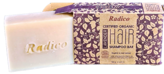 Organic Shampoo Bar Lavender 125g Radico Certified   