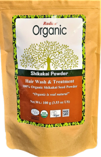 Organic Shikakai Hair Powder Radico 100 percent Cert