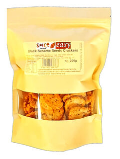 Black Sesame seed crackers 200g