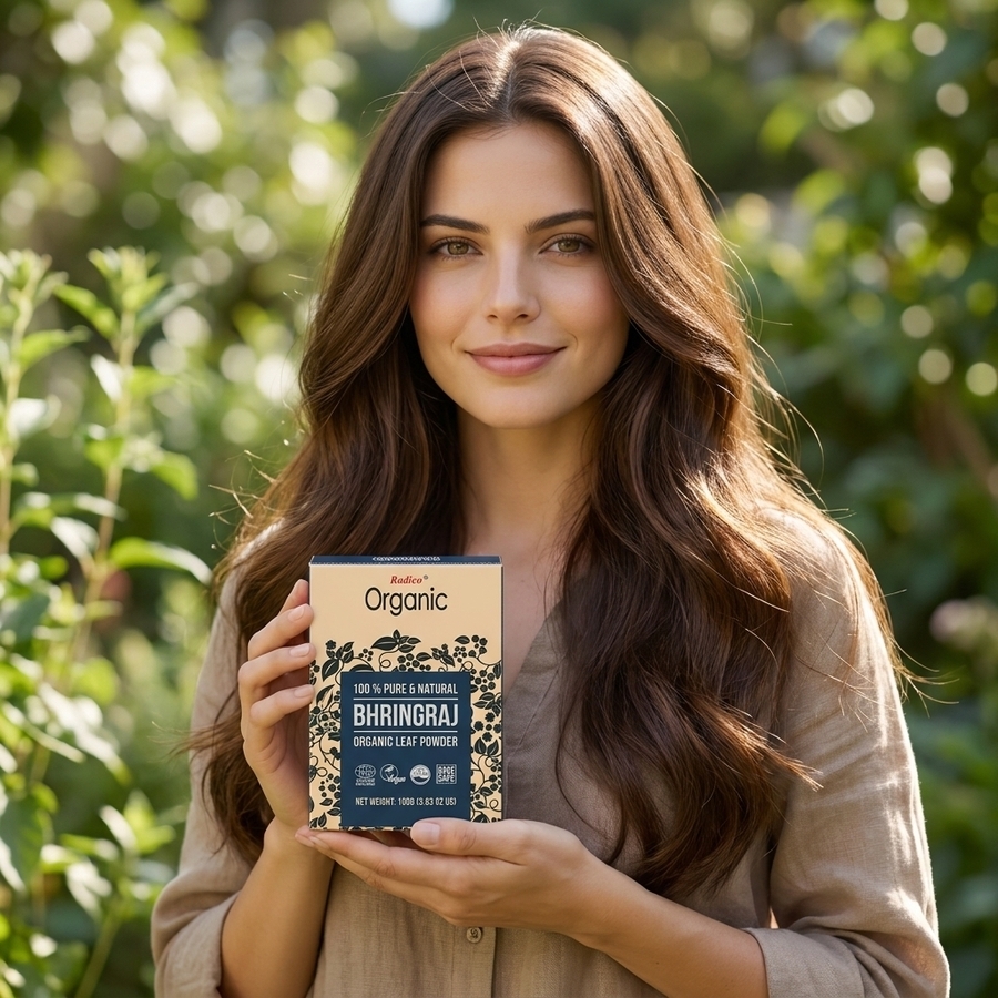 Organic Bhringraj PowderRadico 100 percent Cert