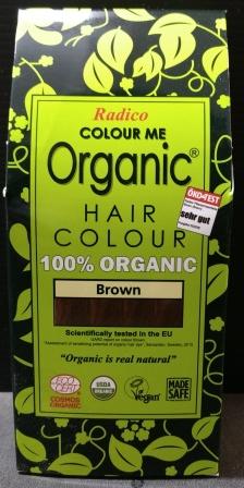 Organic Henna Colour Brown Radico 100 percent Cert 
