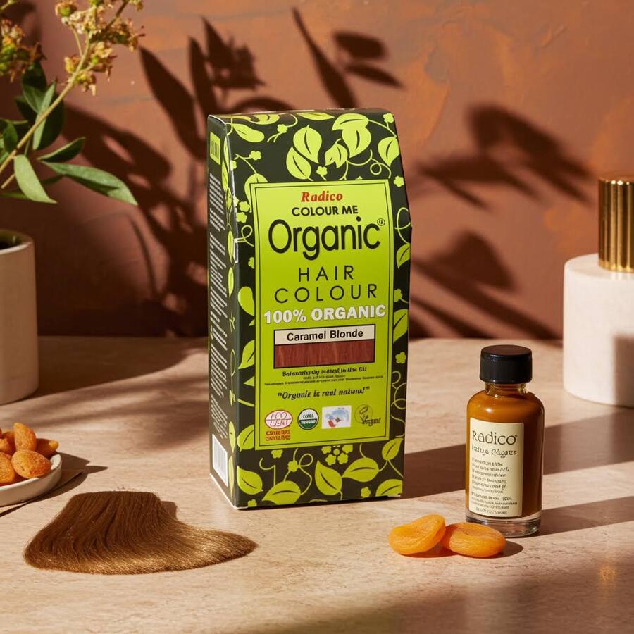 Organic Henna Caramel Blonde Radico 100 percent Cert