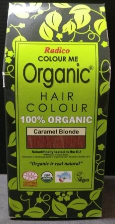Organic Henna Caramel Blonde Radico 100 percent Cert
