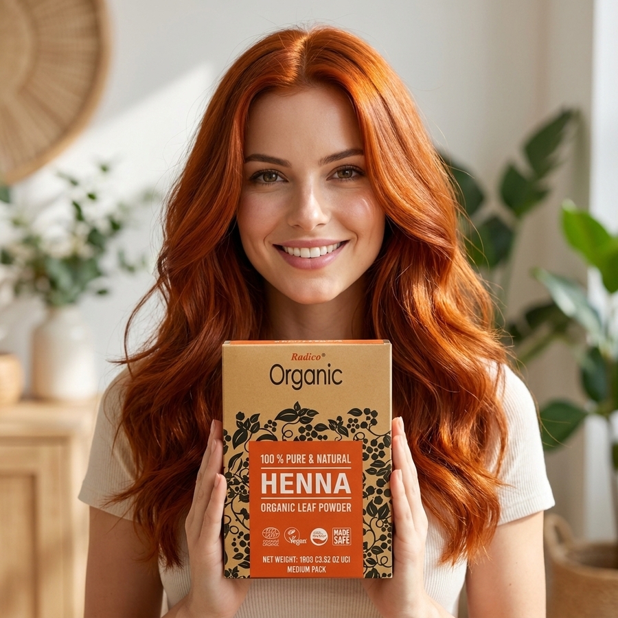 Organic Henna Colour Natural Radico 100 percent Cert