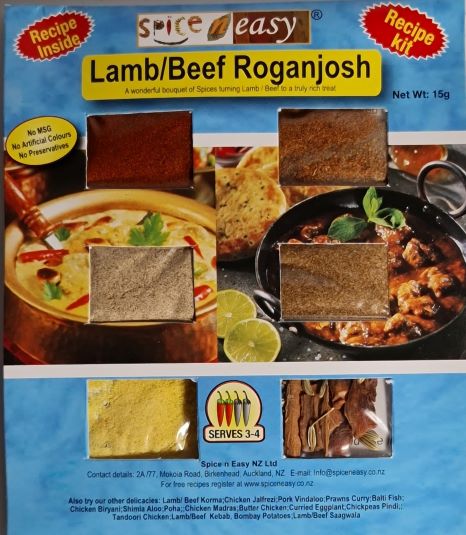 Lamb or Beef Roganjosh Recipe Kit