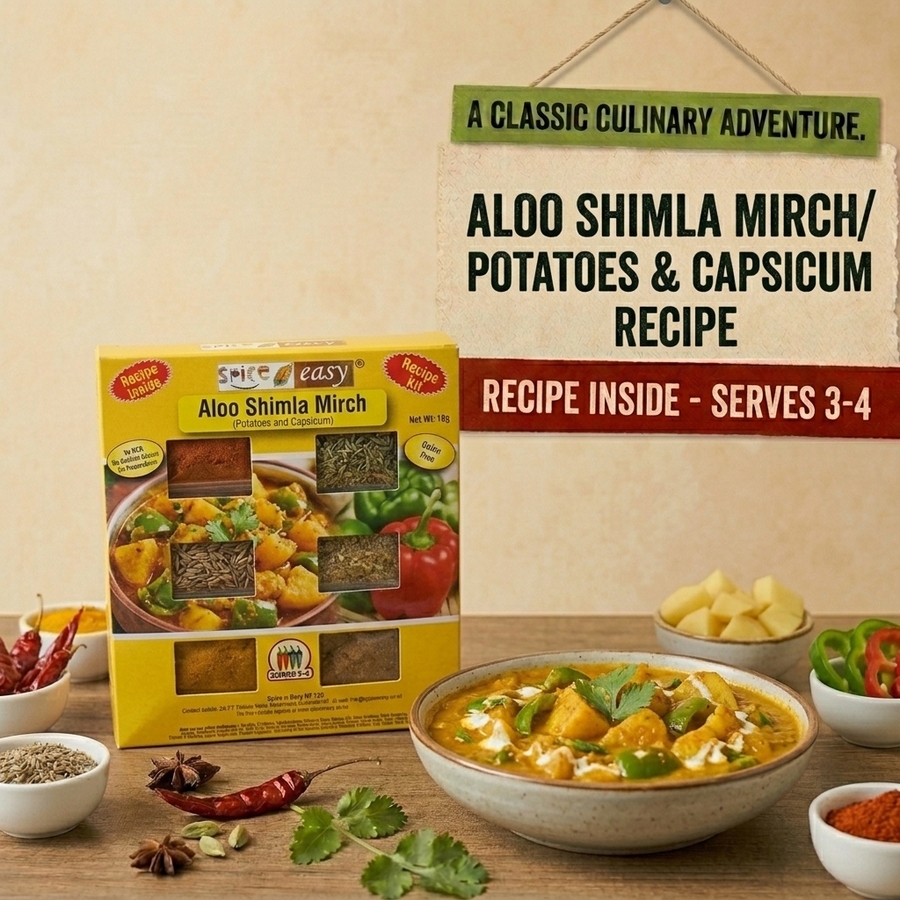Shimla Aloo Potatoes and Capsicum