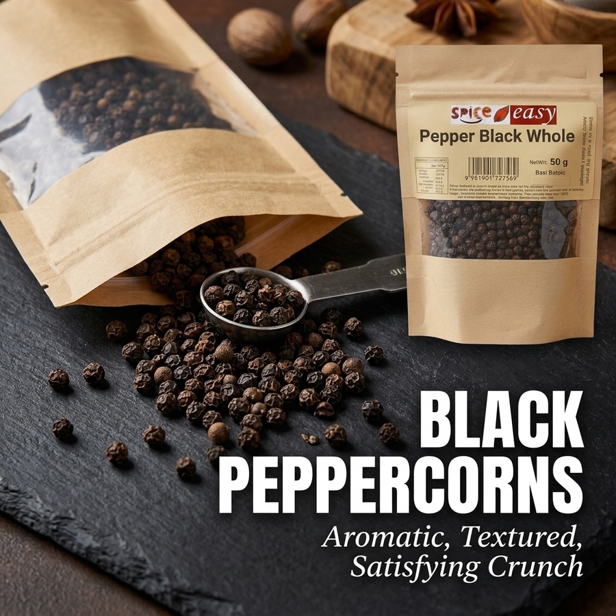 Black peppercorns 50g