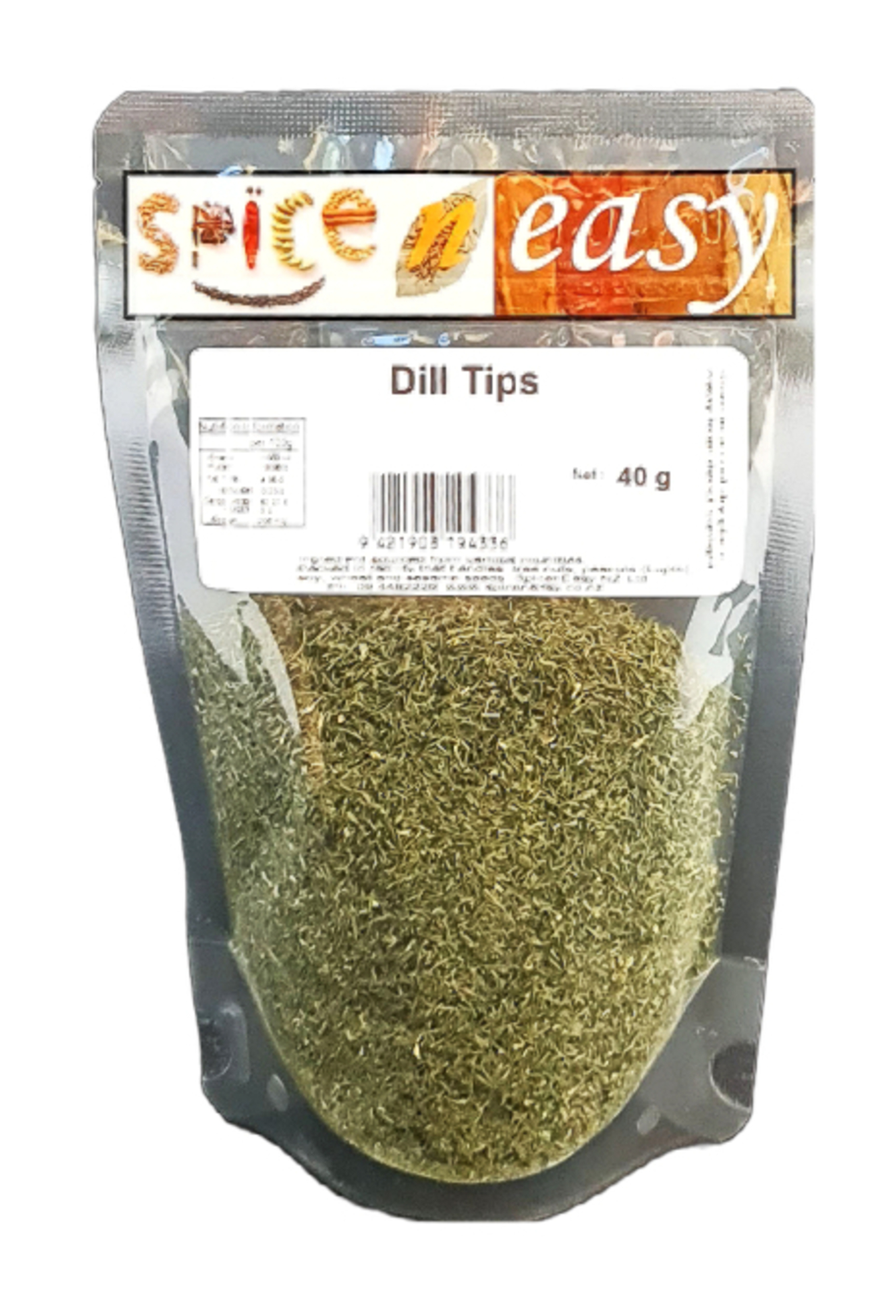 Dill Tips Rubbed 40g