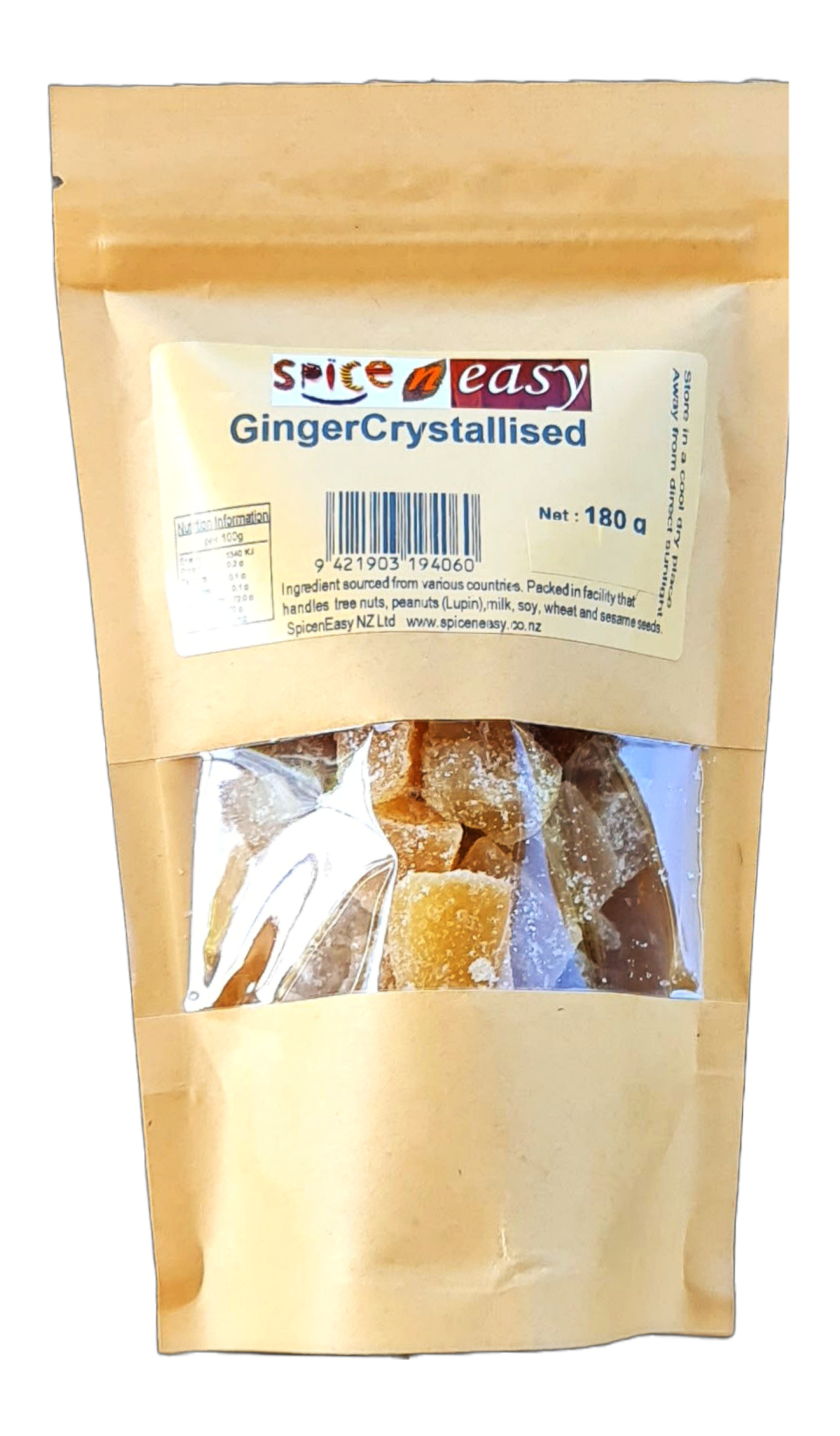 Ginger Crystallised 180g