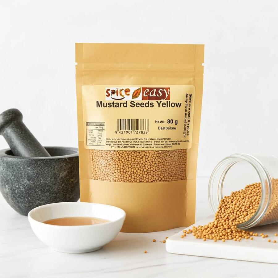 Mustard Seeds Yellow 80g
