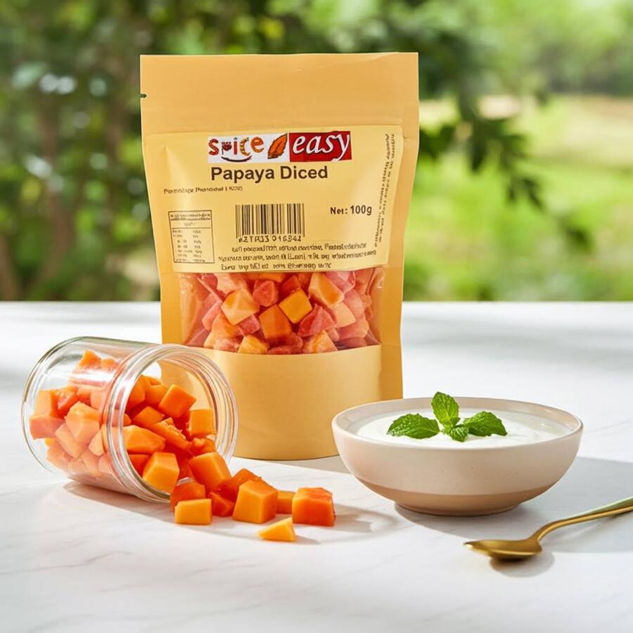 Papaya diced 80g