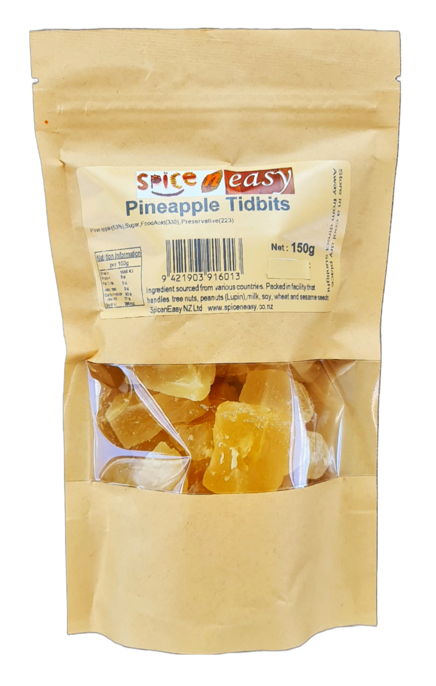 Pineapple Tidbits 150g