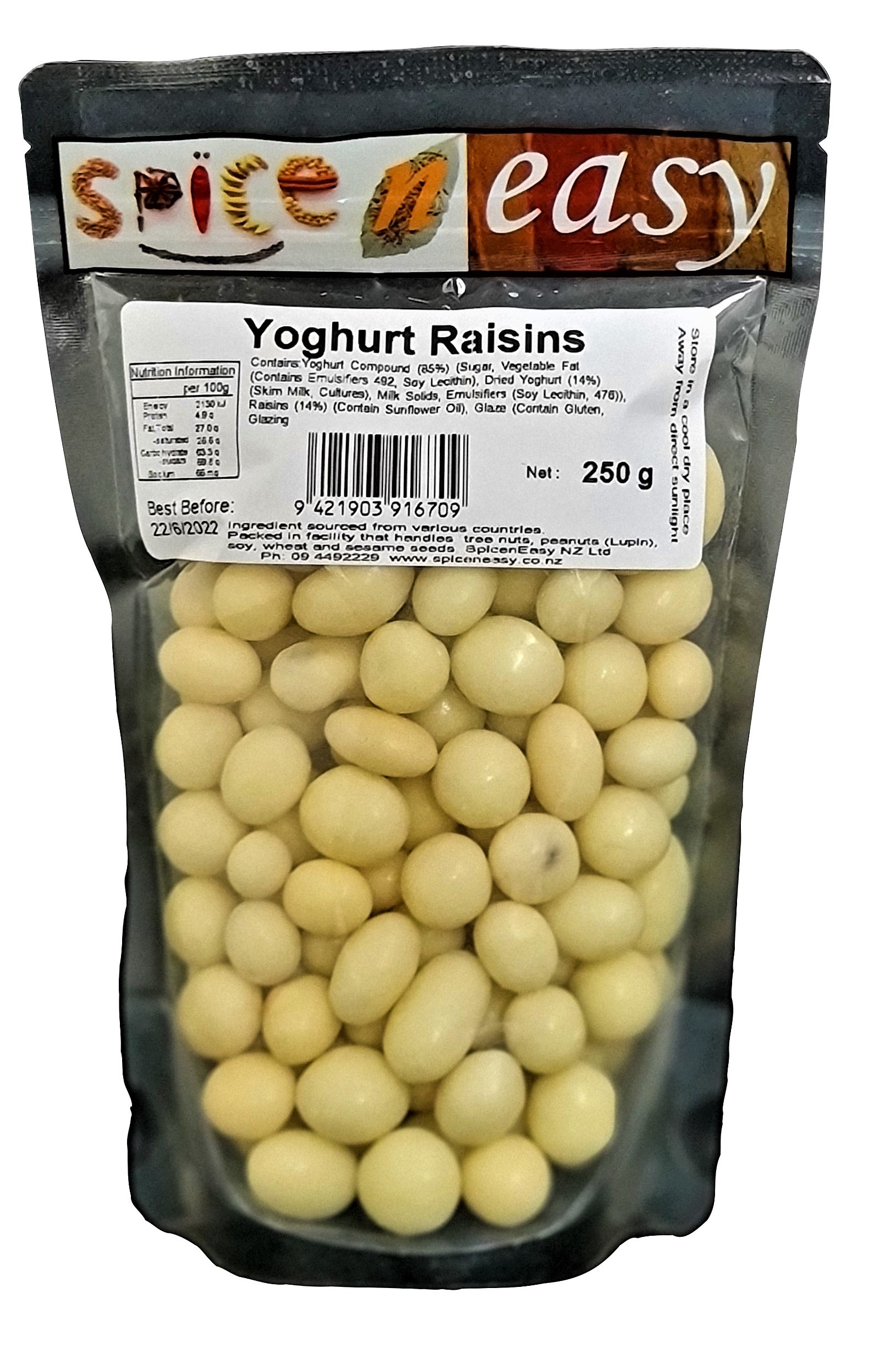 Yoghurt Raisins 250g