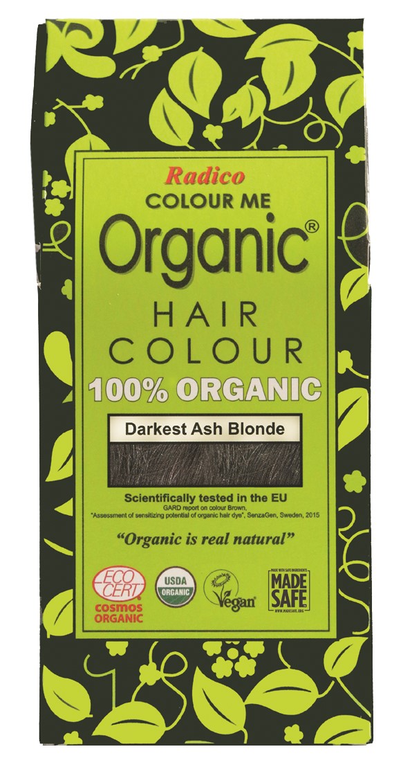 Organic Darkest Ash Blonde Radico 100 percent Cert 