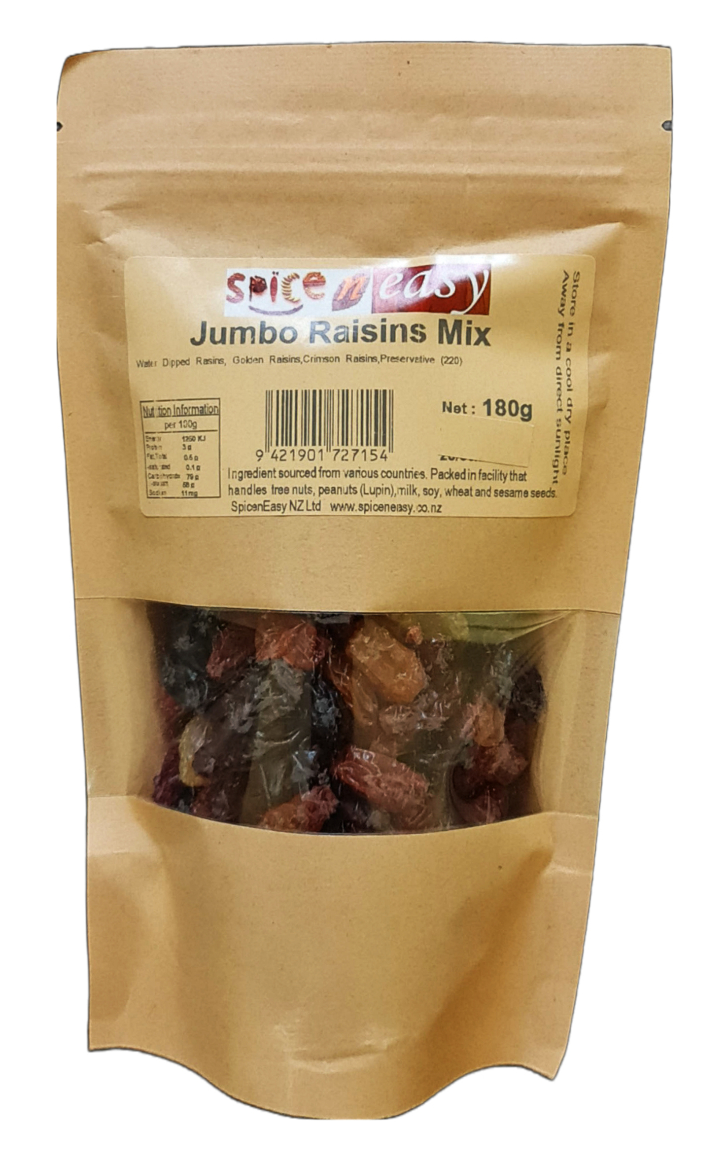 Jumbo Raisins Mix 180g