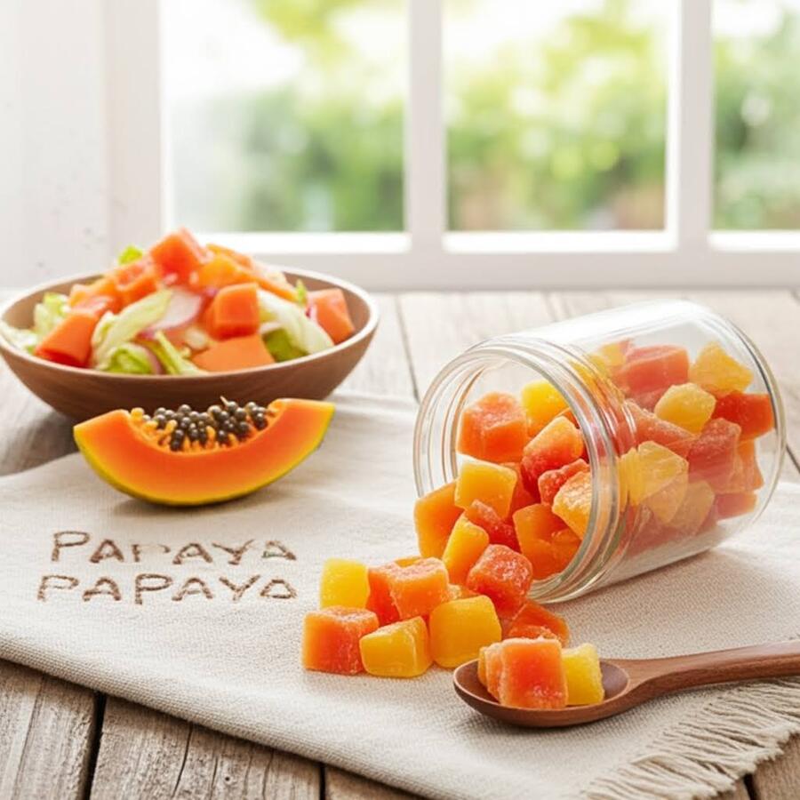 Papaya Diced 1Kg