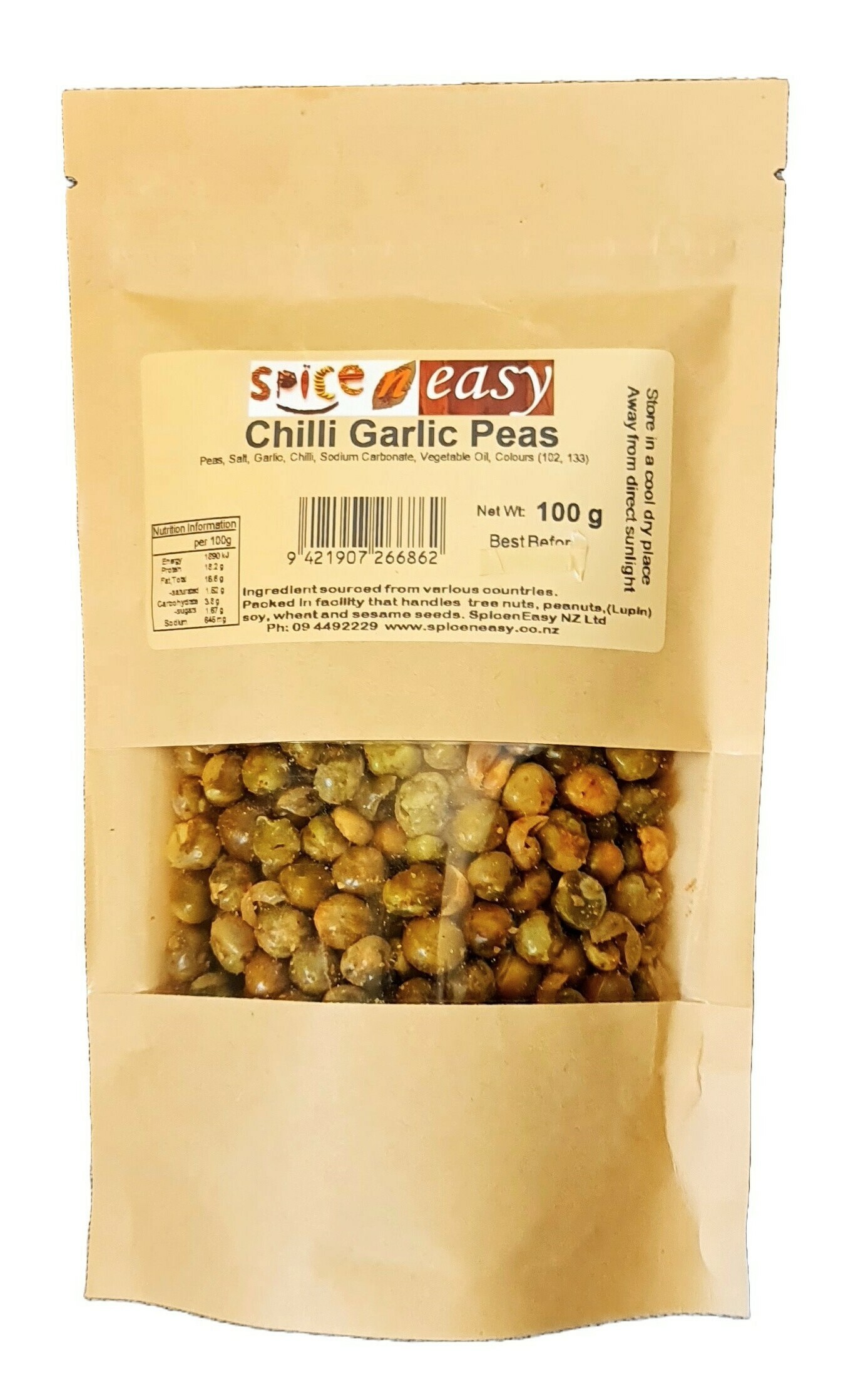 Chilli Garlic Peas 100g