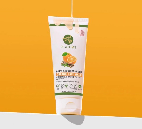 Organic Skin Brightening Face Wash 100ml