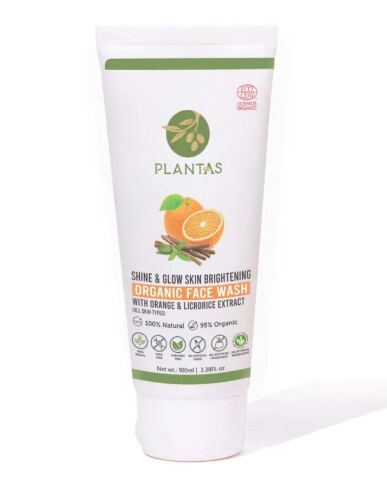 Organic Skin Brightening Face Wash 100ml