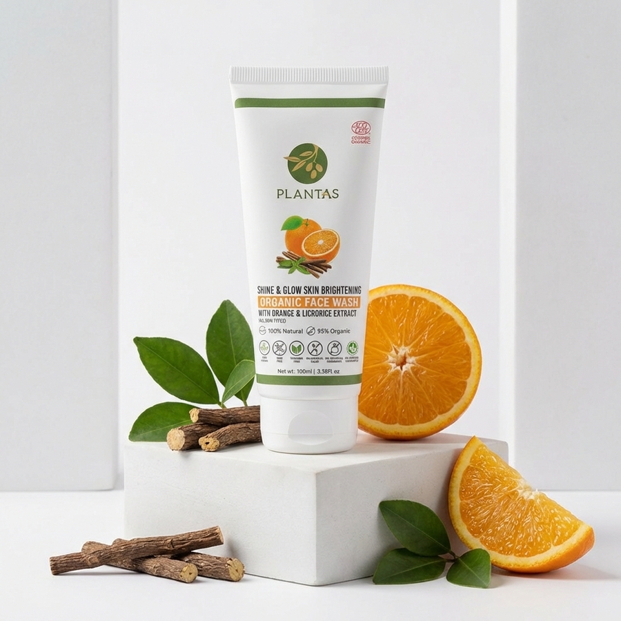 Organic Skin Brightening Face Wash 100ml