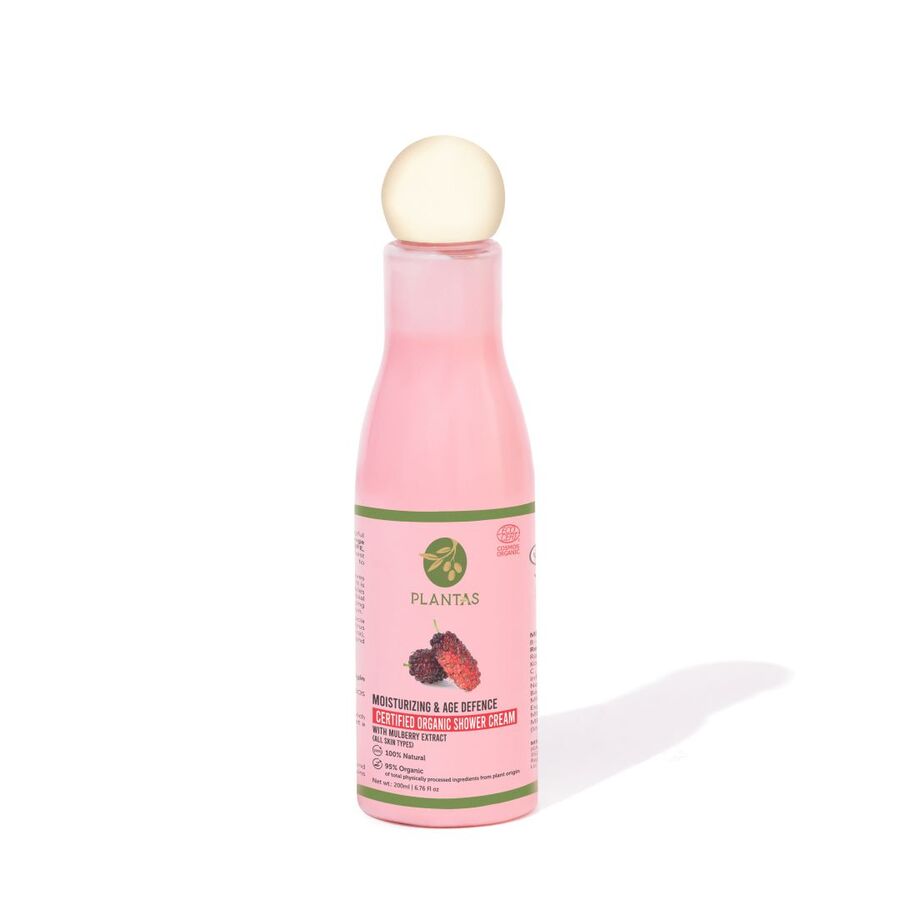 Organic Moisturizing & Skin Brightening Shower Cream 200ml