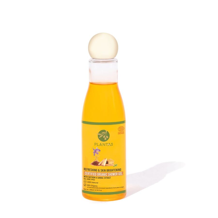 Organic Skin Brightening Shower Gel 200ml