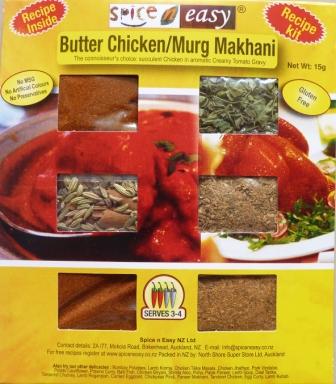 Authenticate Butter Chicken Indian Curry Recipe Ingredient delivered to your door anywhere in New Zealand