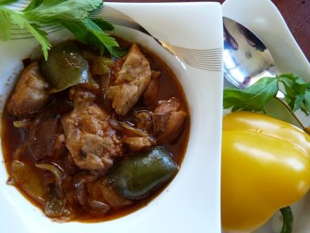 Cajun Chicken cooked with SpicenEasy Slow Cooker Cajun Chicken