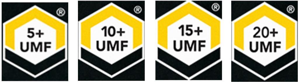 UMF 5+ UMF 10+ UMF15+ UMF20+
