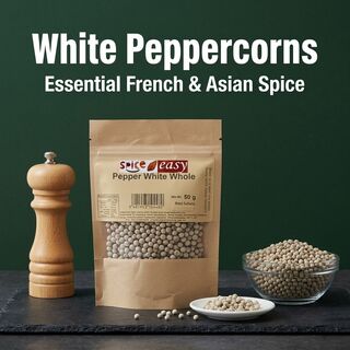 White Peppercorns Whole 50g