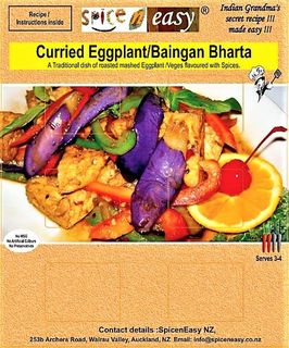Curried Eggplant ( Baigan Bhartaa) Recipe Kit