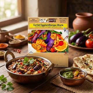 Curried Eggplant ( Baigan Bhartaa) Recipe Kit