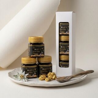 Mountain Gold Manuka Honey Gift Pack -5+ 3 x 110g Jars