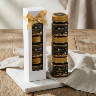 Mountain Gold Manuka Honey Gift Pack -10+ 3 x 110g Jars