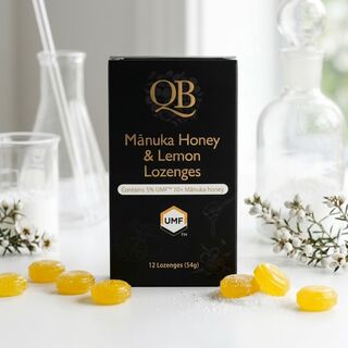 QB Manuka Honey Lemon Lozenges-54g